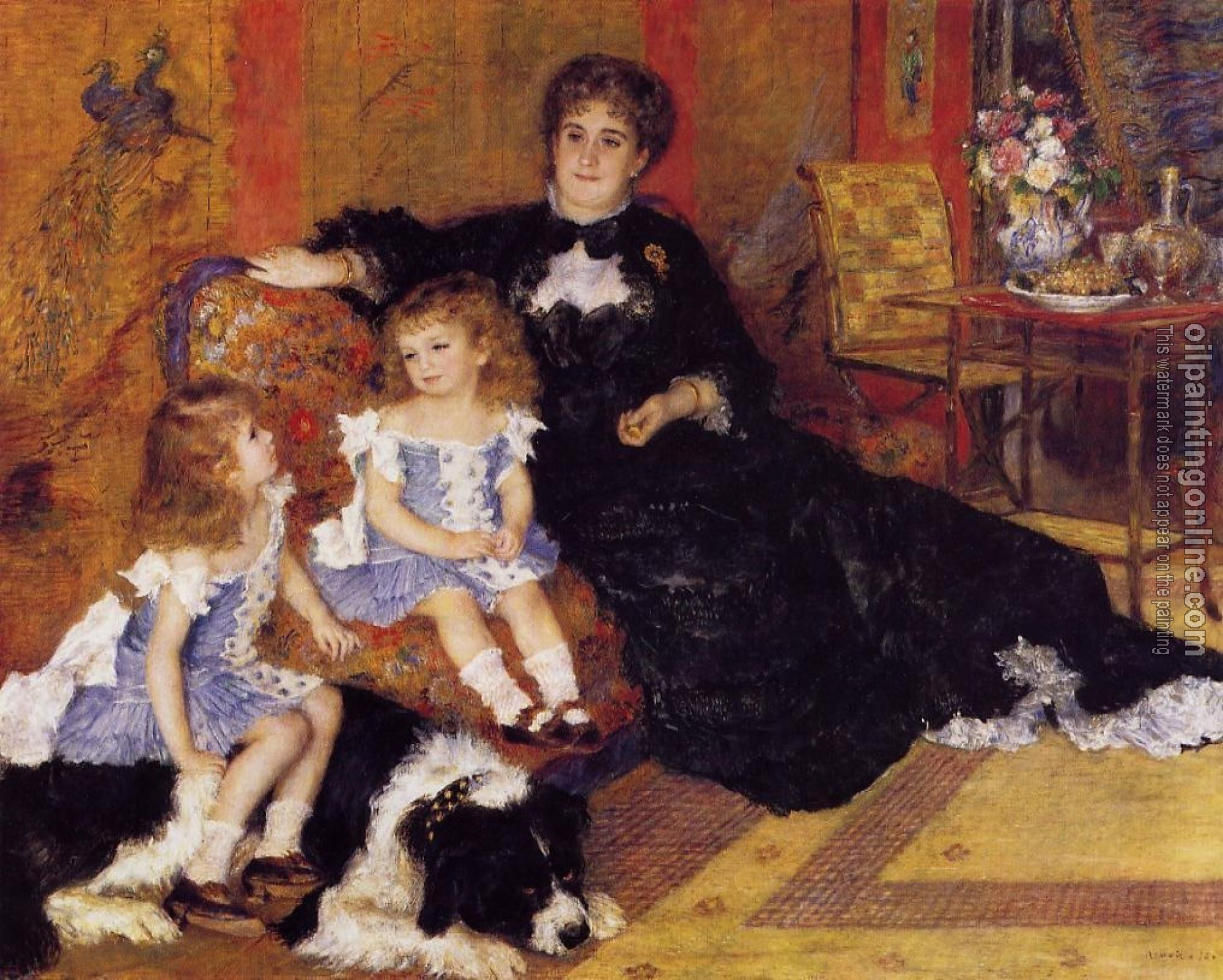 Renoir, Pierre Auguste - Madame Georges Charpentier and Her Children
